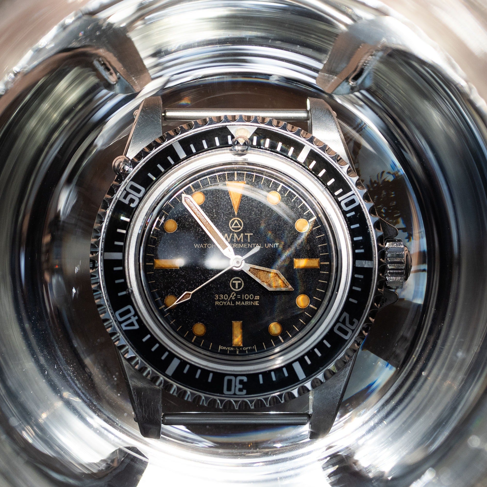 ROYAL MARINE - ROYAL NAVY EDITION / HEAVY AGEDL+Stainless Steel Diver Bracelet