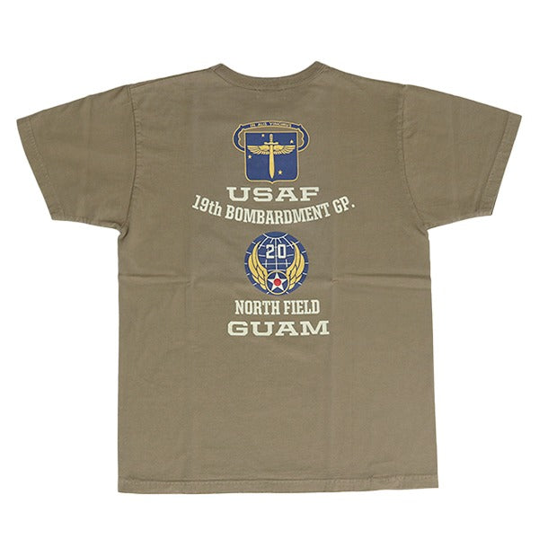 BR79516 S/S SHIRT 19TH BOMB SQ - KHAKI