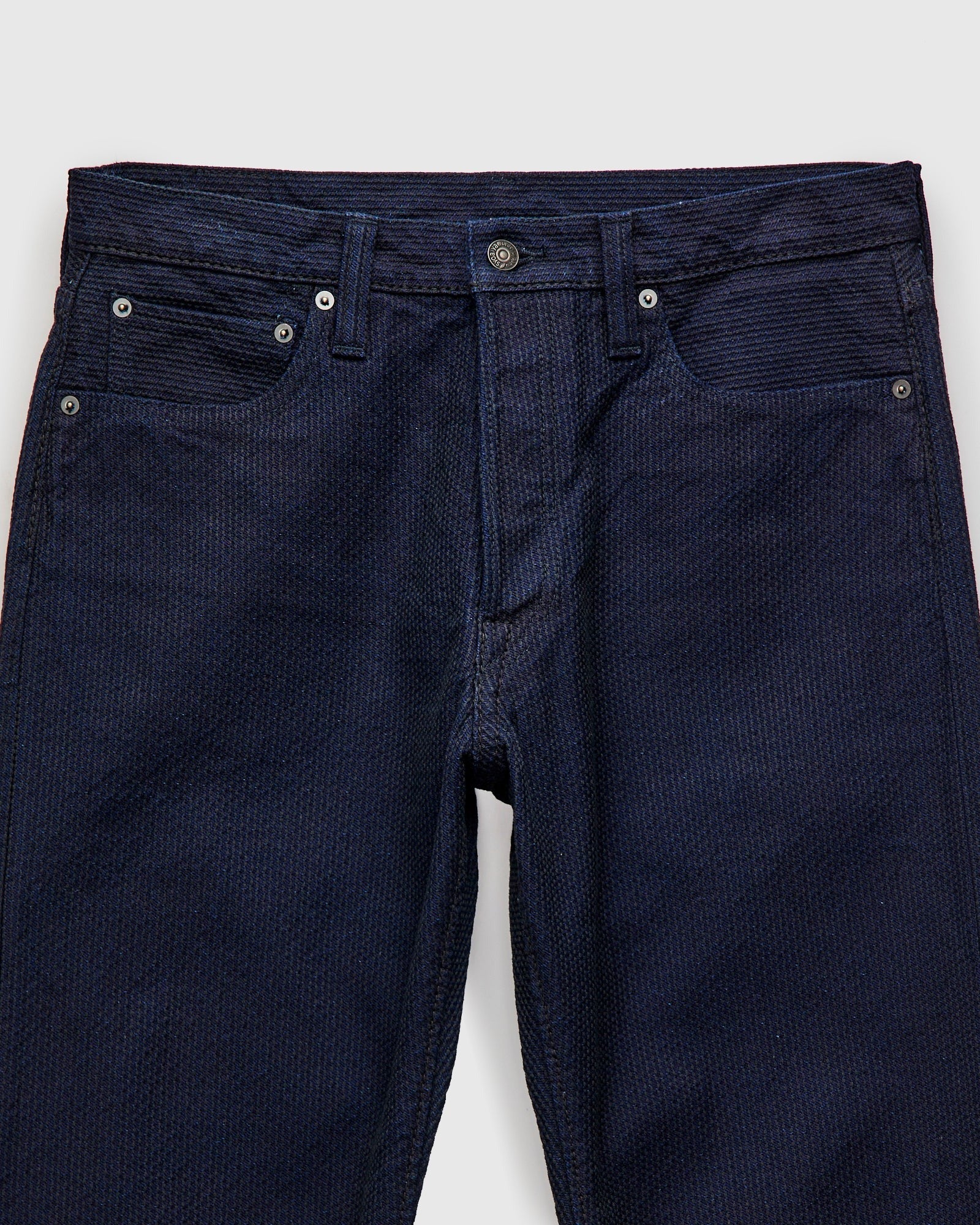 1178-ID Sashiko Regular Fit - INDIGO X BLACK