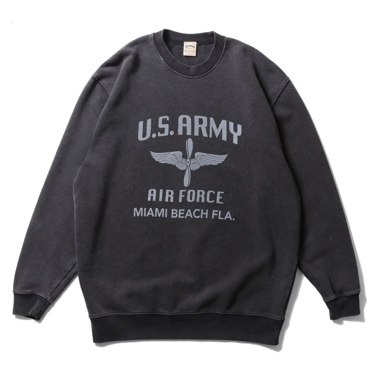 22356 POWDER FROST MILITARY SWEAT (WING) - BLACK