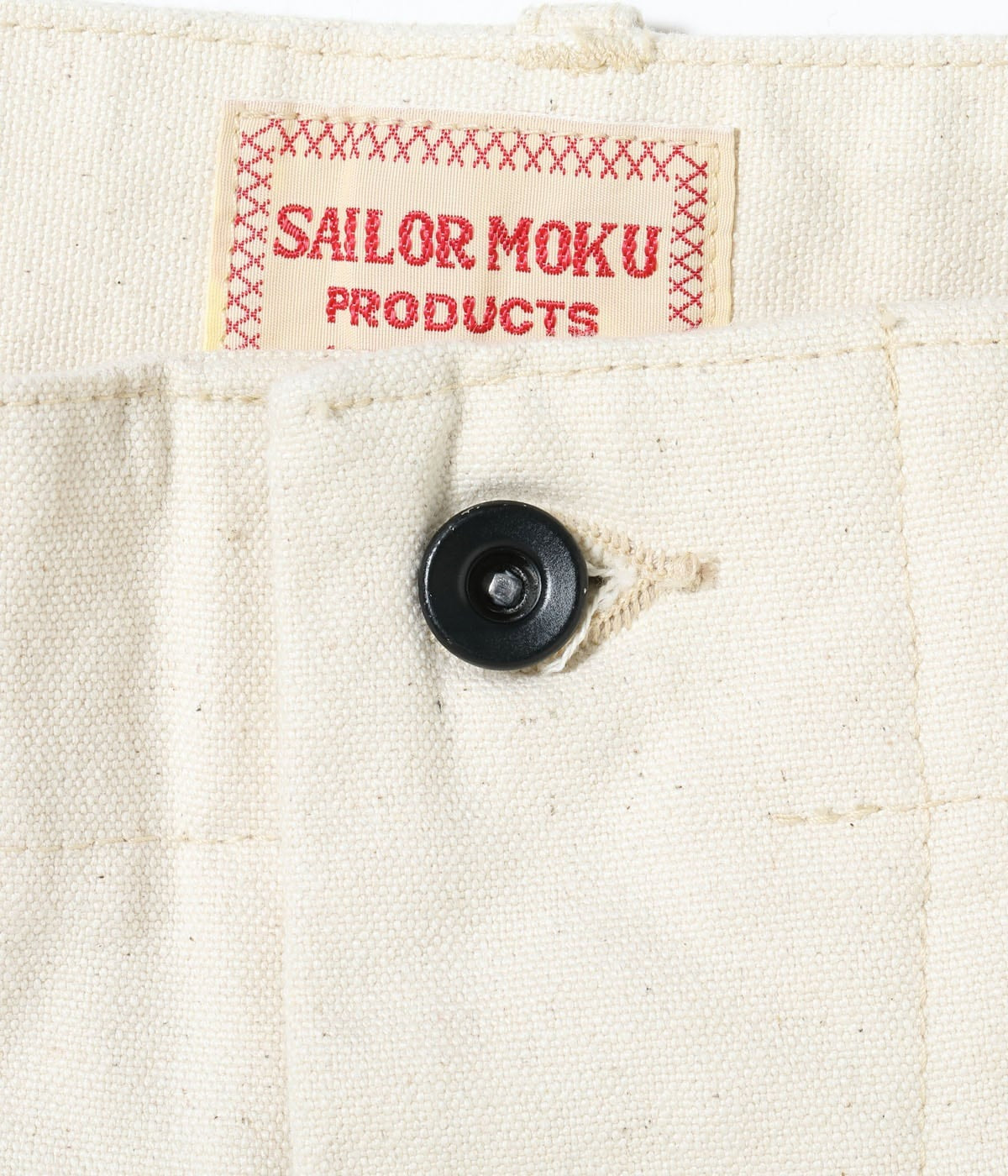 SM42524 SAILOR MOKU PRODUCTS 10oz. COTTON DUCK WORK PANTS - ECRU
