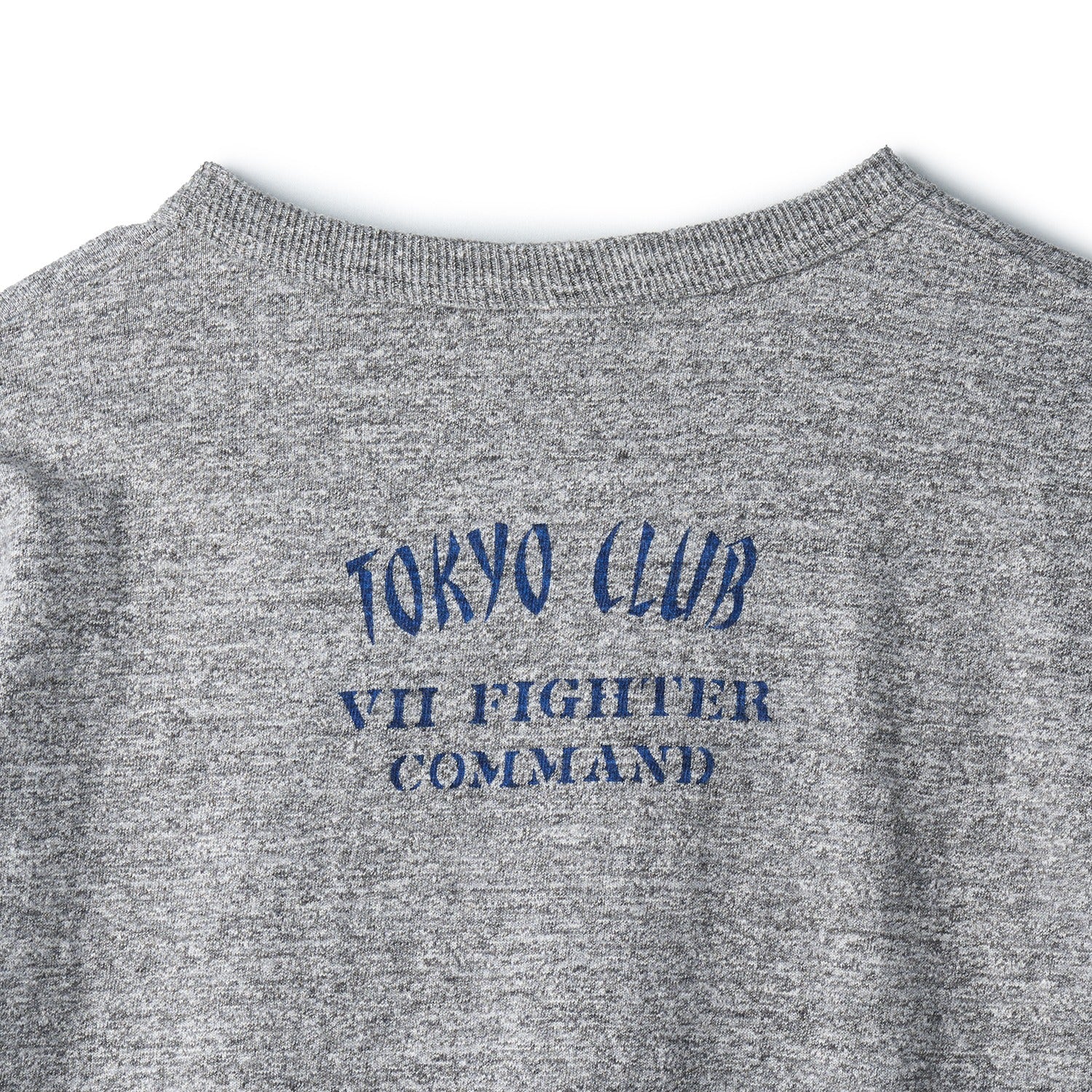BR79562 SLUB YARN T-SHIRT 72nd FIGHTER SQ - H.GRAY