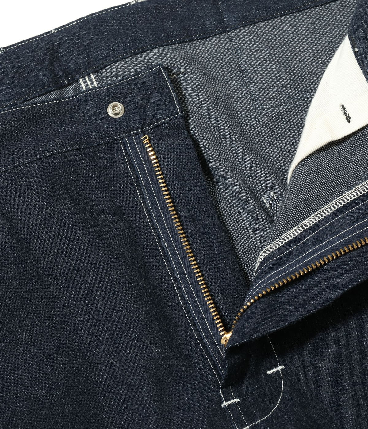 HD42555 HEADLIGHT 11oz. BLUE DENIM ZIP FLY DUNGAREES - INDIGO