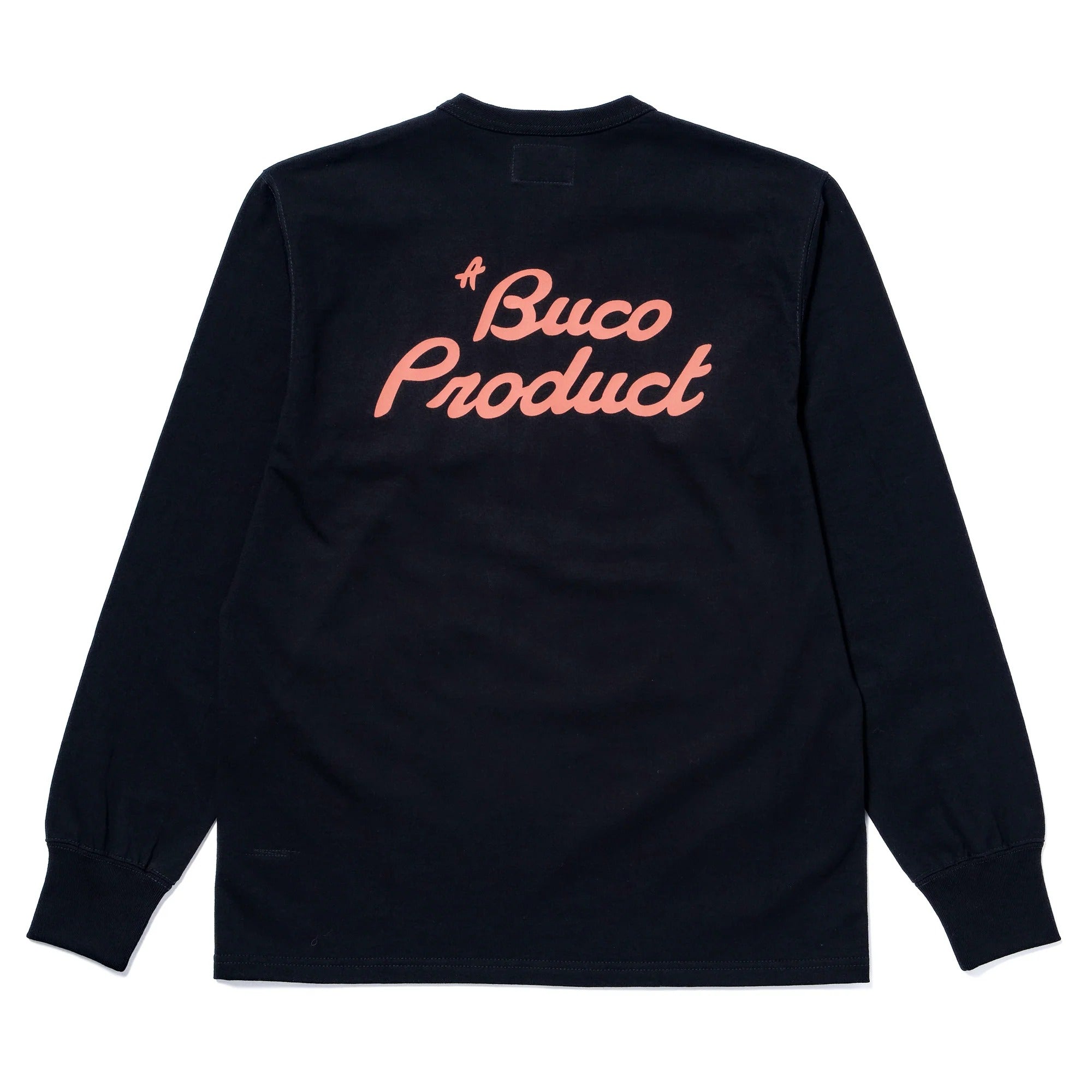 BC25105 BUCO L/S TEE / LOOK AT HOW BUCO DID IT! - BLACK