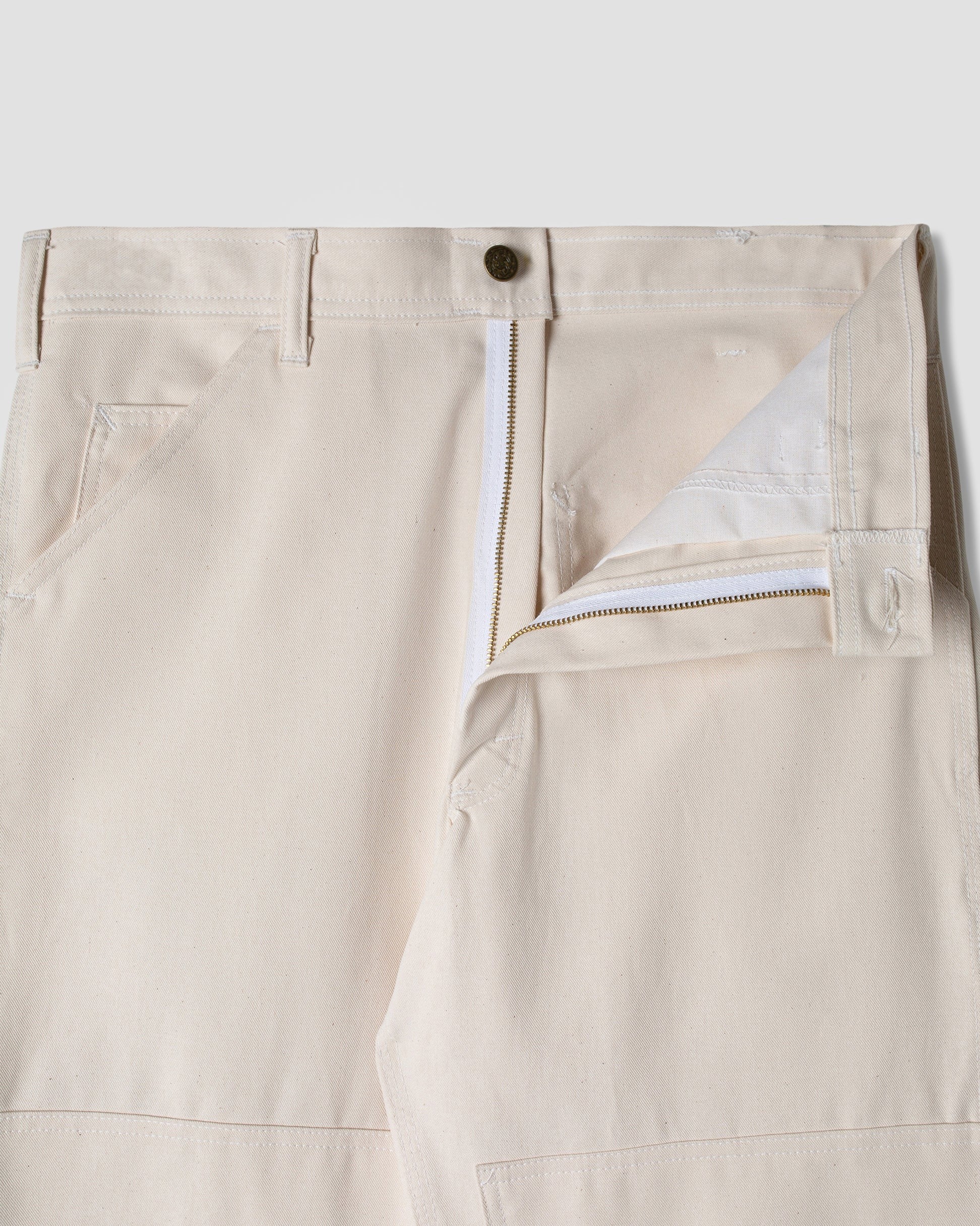 0154 DOUBLE KNEE PAINTER PANT - NATURAL DRILL