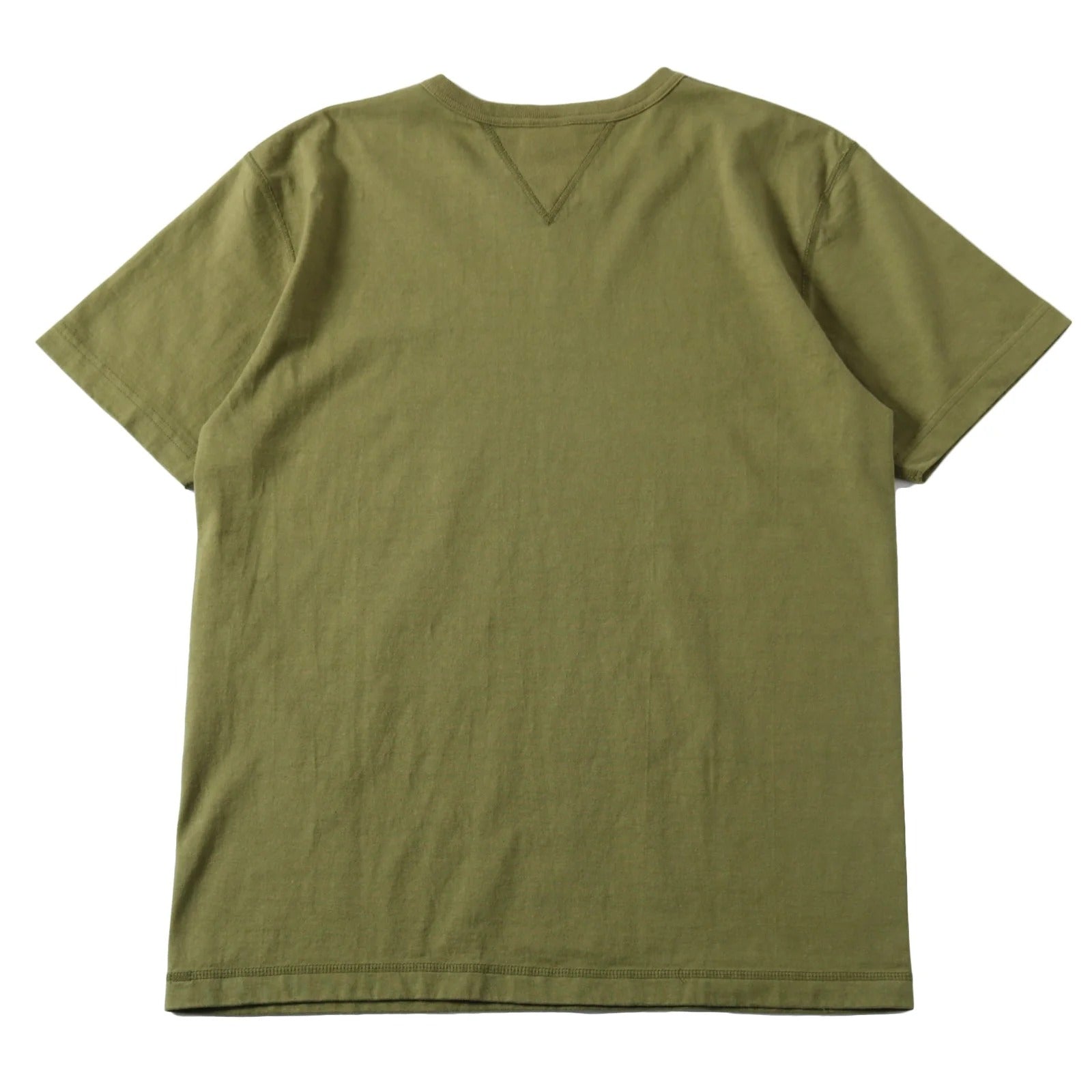 BR-8145 STANDARD COZUN Double V-gusset S/S T-shirt - OLIVE