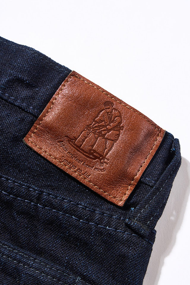 XX-013-IDBK 14oz Slim Tapered - INDIGO X BLACK