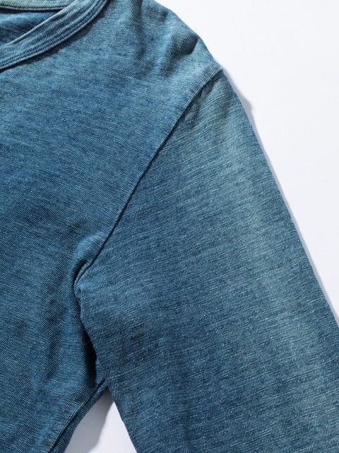 LS-5011-D Indigo Jersey Crew Neck Long Sleeved T - Dark Indigo