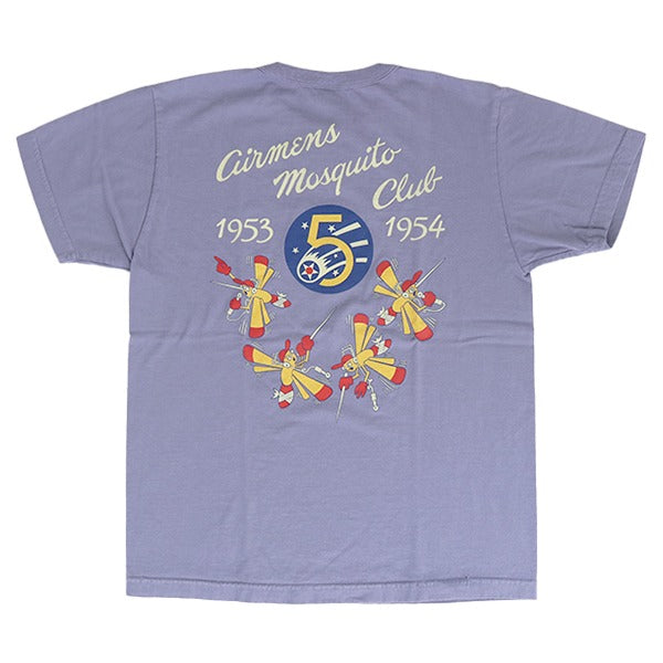 BR79622 T-SHIRT "AIRMENS MOSQUITO CLUB" - NAVY