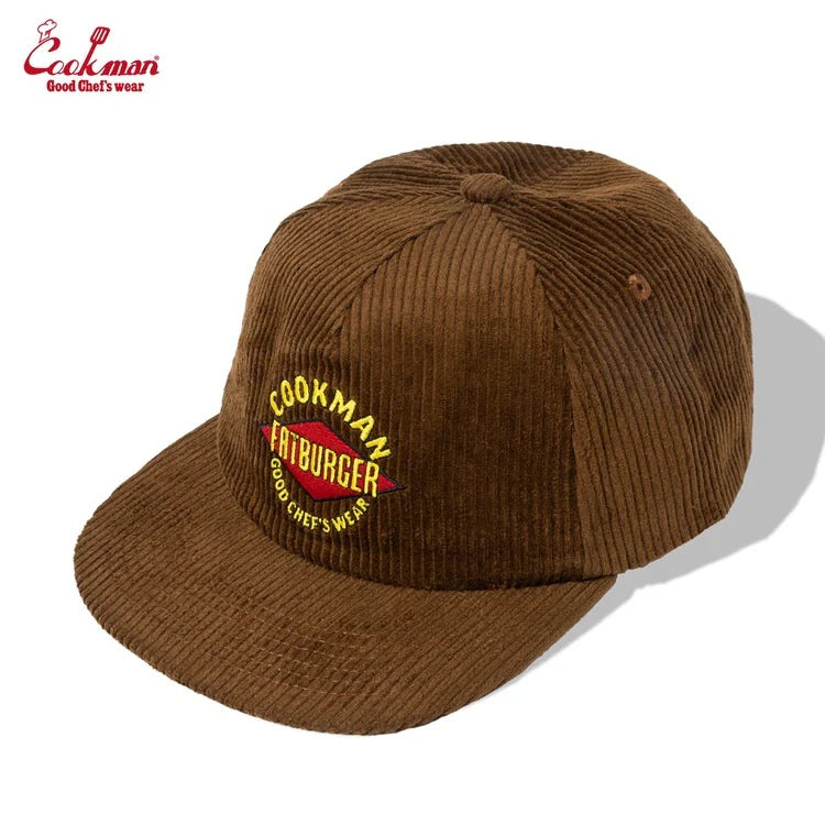 CORDUROY CAP FAT - BROWN