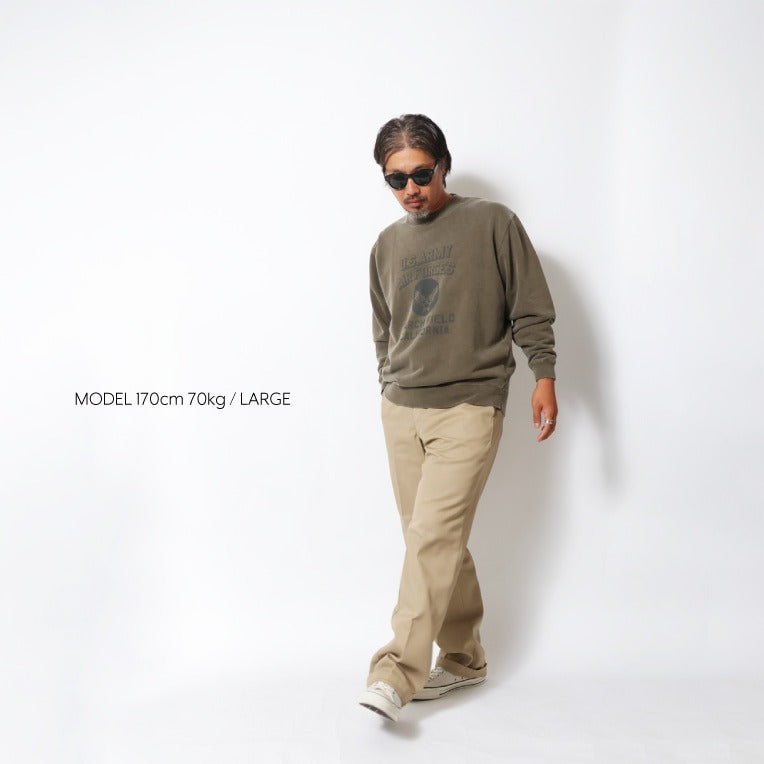 22357 POWDER FROST MILITARY SWEAT (US ARMY) - OLIVE