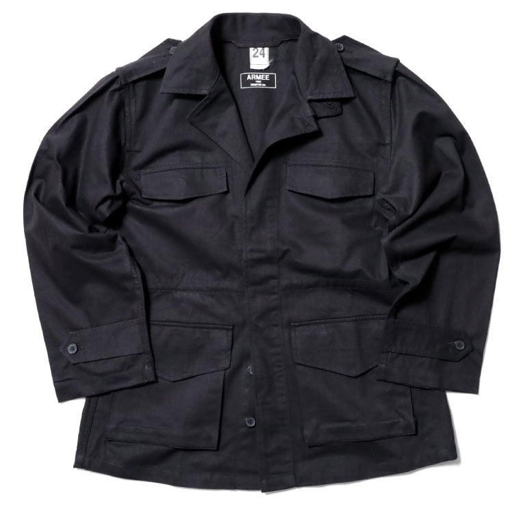 51073 FRENCH ARMY M-47 JACKET - BLACK