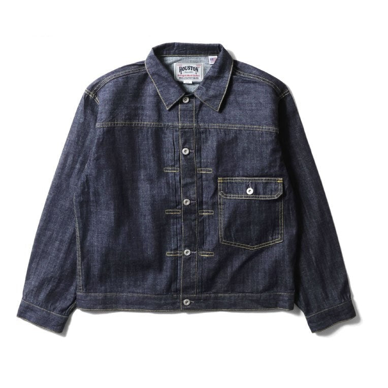 51498 US COTTON DENIM SHIRT JACKET - INDIGO ONE WASH