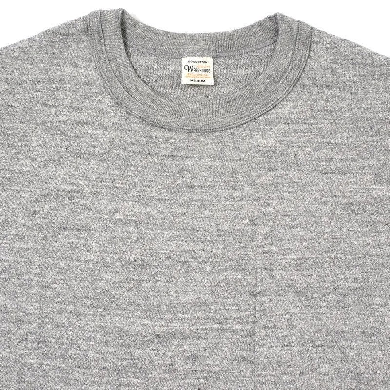 4601 POCKET TEE - HEATHER GREY