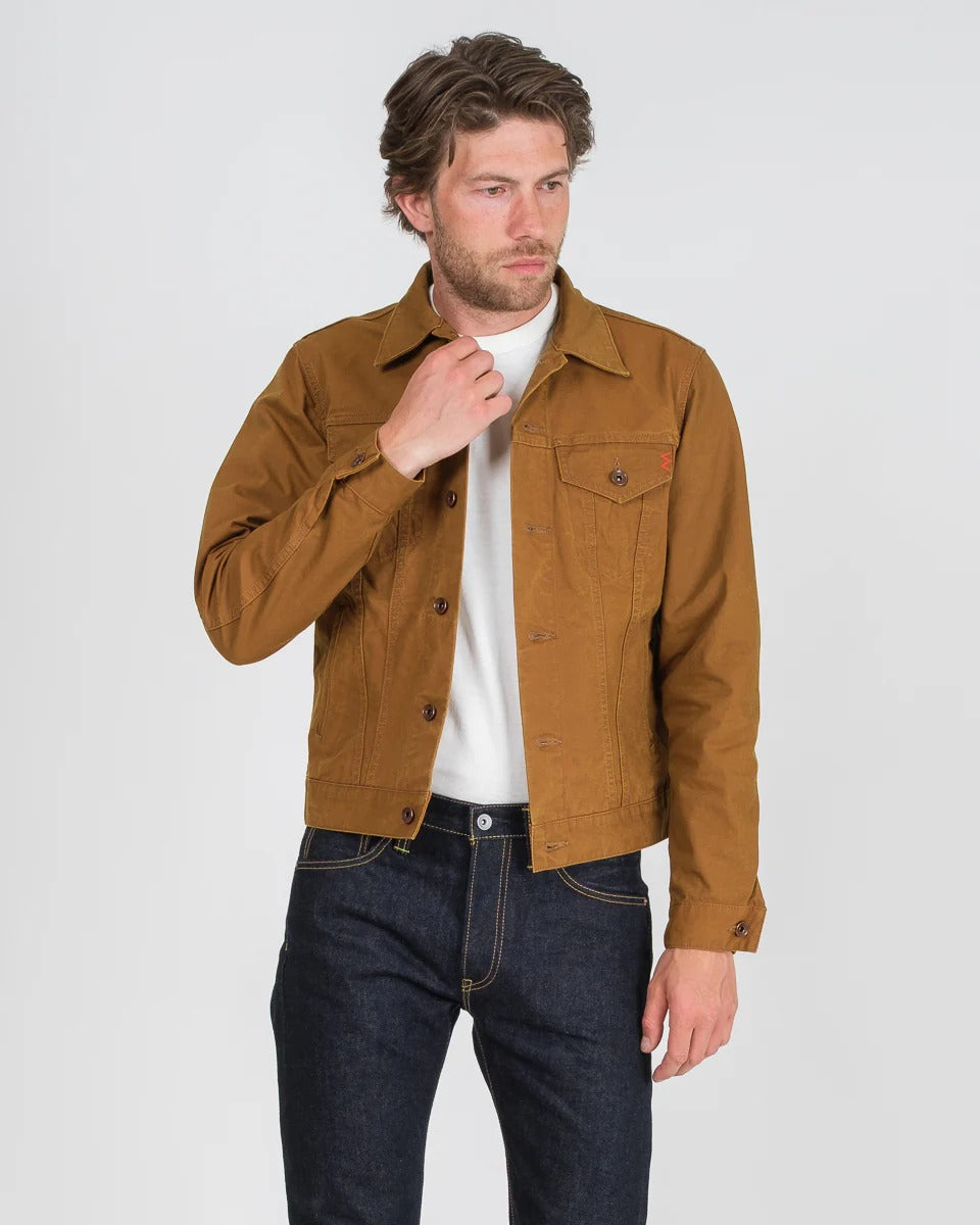 IHJ-147 9oz Canvas Type III Jacket - BROWN