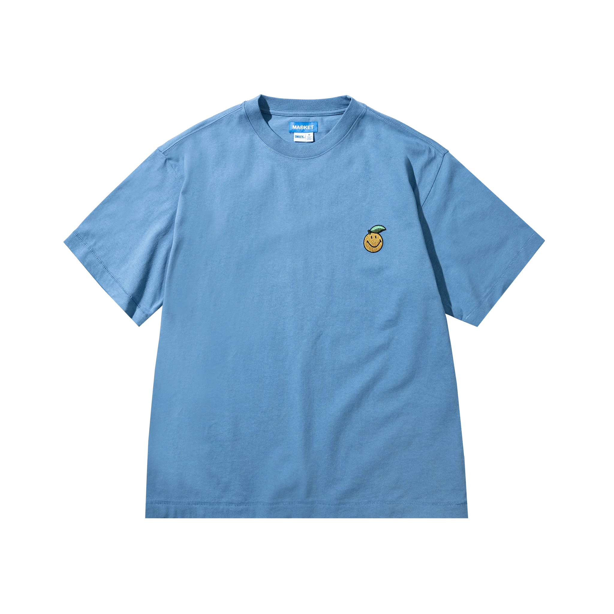 SMILEY FRUIT T-SHIRT 3-PACK - BASIL /BUTTER-CREAM/SKY BLUE