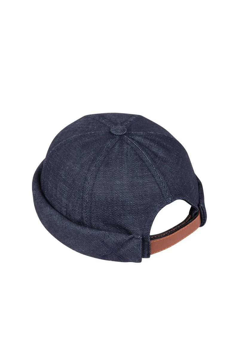 MIKI DOCKER HAT - DENIM