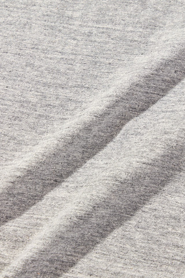 SS-5396-LGY Ribbed Cuff Pocket T-shirt - LIGHT HEATHER GRAY