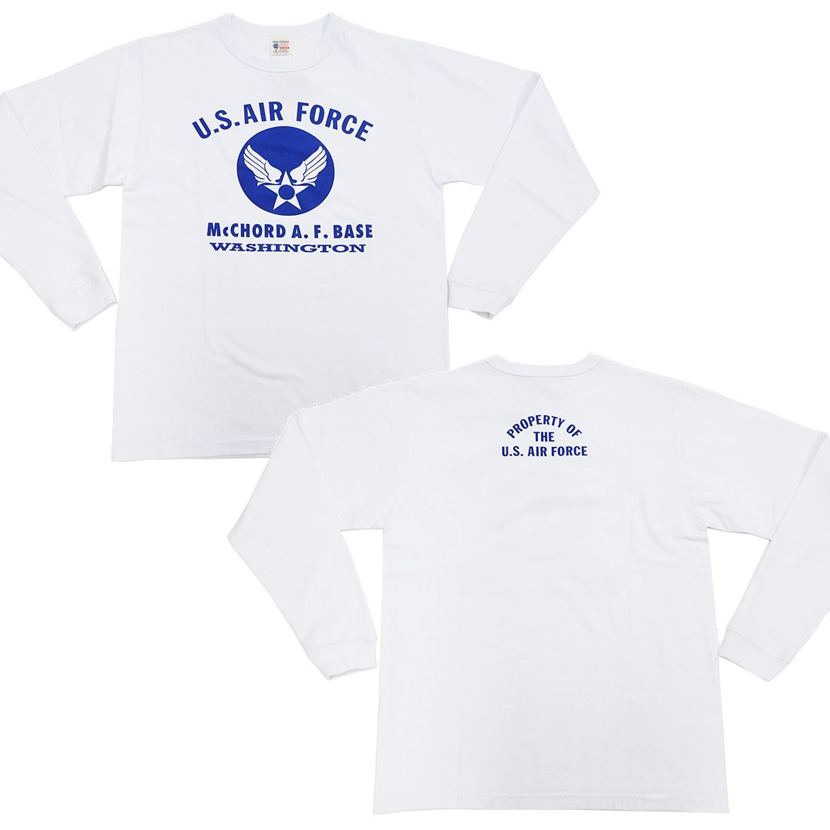 BR69626 LONG SLEEVE T-SHIRT - U.S. AIR FORCE - WHITE