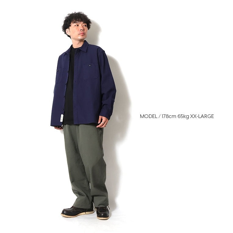 41255 STRIPE VIYELLA SHIRT - NAVY