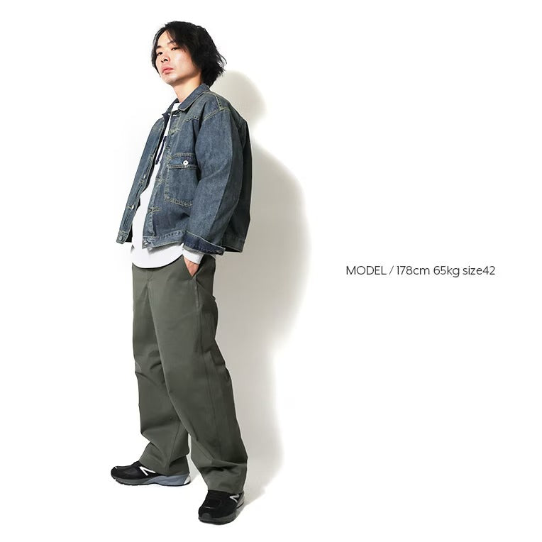 51498 US COTTON DENIM SHIRT JACKET - INDIGO VINTAGE WASH