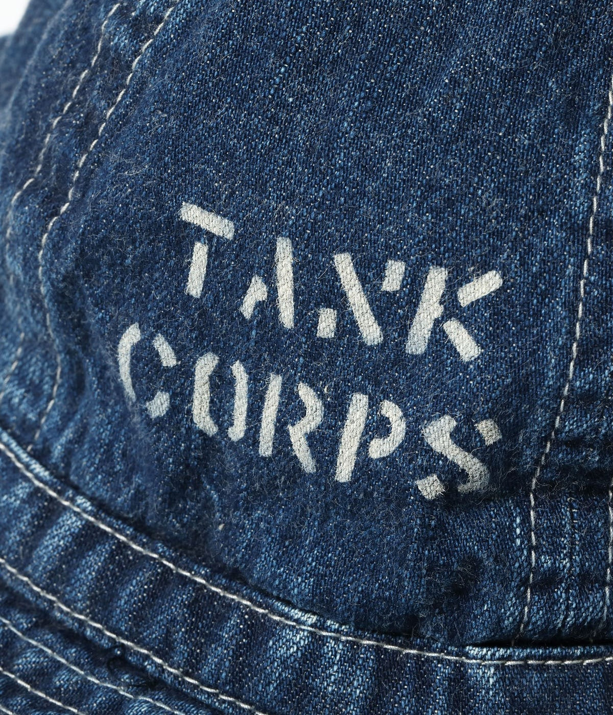BR02850 HAT WORKING, DENIM VINTAGE WASHED STENCIL - INDIGO