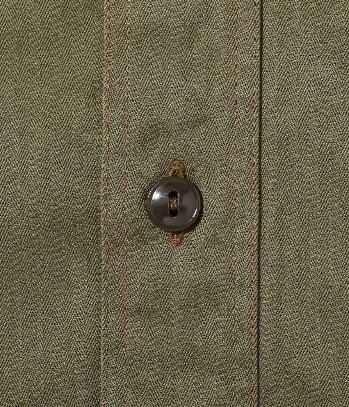 BR39530 HERRINGBONE WORK SHIRT (SHORT SLEEVE) - OLIVE