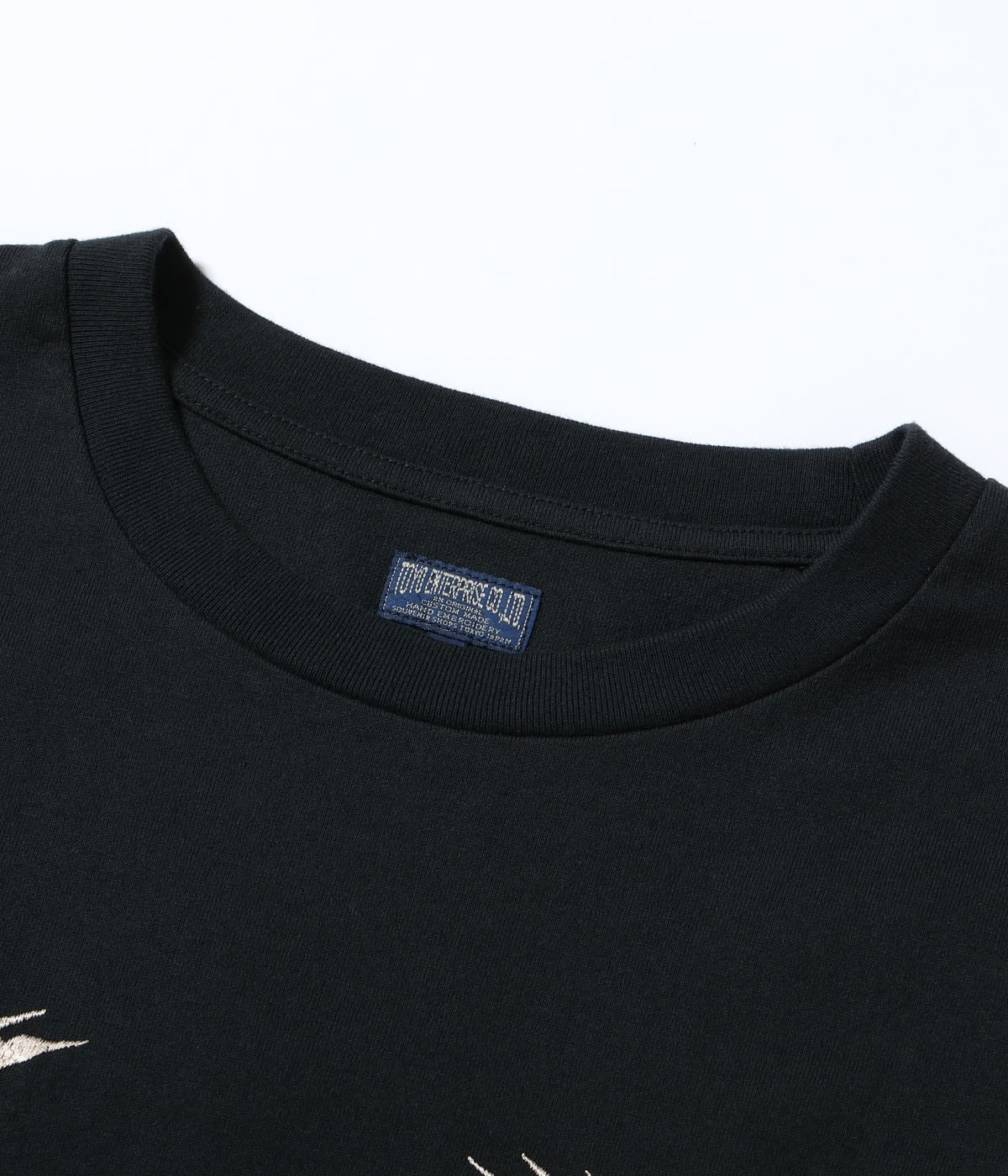 TT79587 SUKA T-SHIRT EMBROIDERED “EAGLE” - BLACK