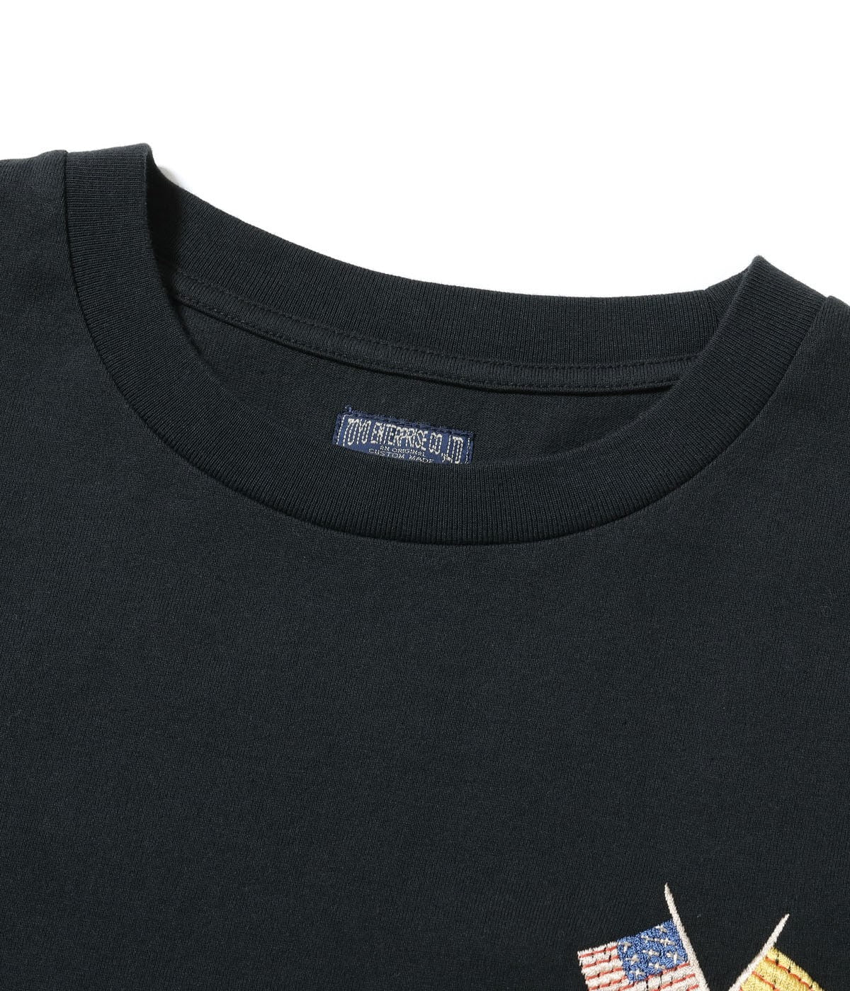 TT79590 SUKA T-SHIRT EMBROIDERED “SAIGON VIET-NAM” - BLACK