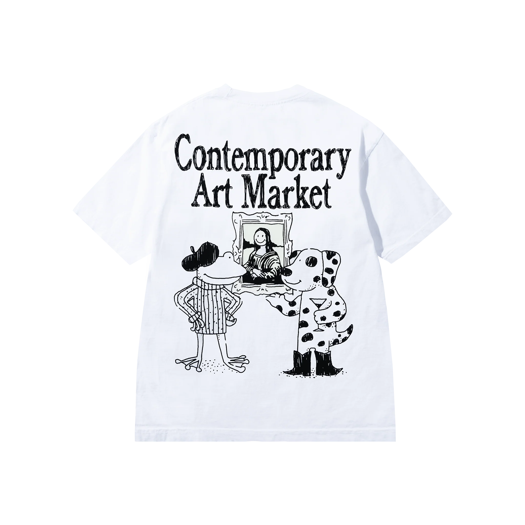 SMILEY MUSEUM UV T-SHIRT - WHITE