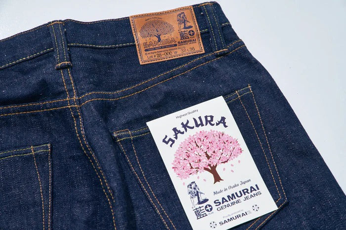S500AX-SAKURA 18oz AI+ SAKURA SELVEDGE - INDIGO