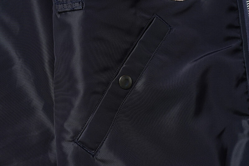 BR15744 Type B-15C (MOD.) "AFBLUE B. RICKSON & SONS. INC. 34th BOMB.SQ. THUNDERBIRDS" - NAVY