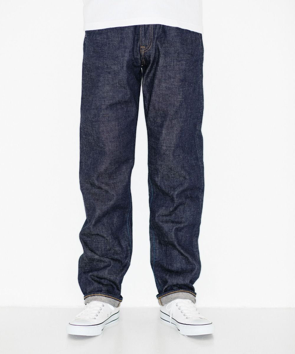 J401 14.8oz US Cotton Classic Straight Selvedge Jeans - INDIGO
