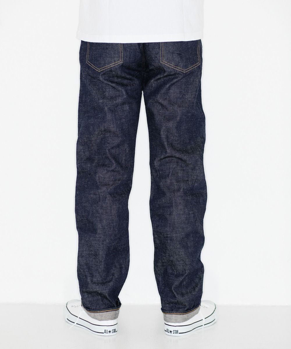 J401 14.8oz US Cotton Classic Straight Selvedge Jeans - INDIGO