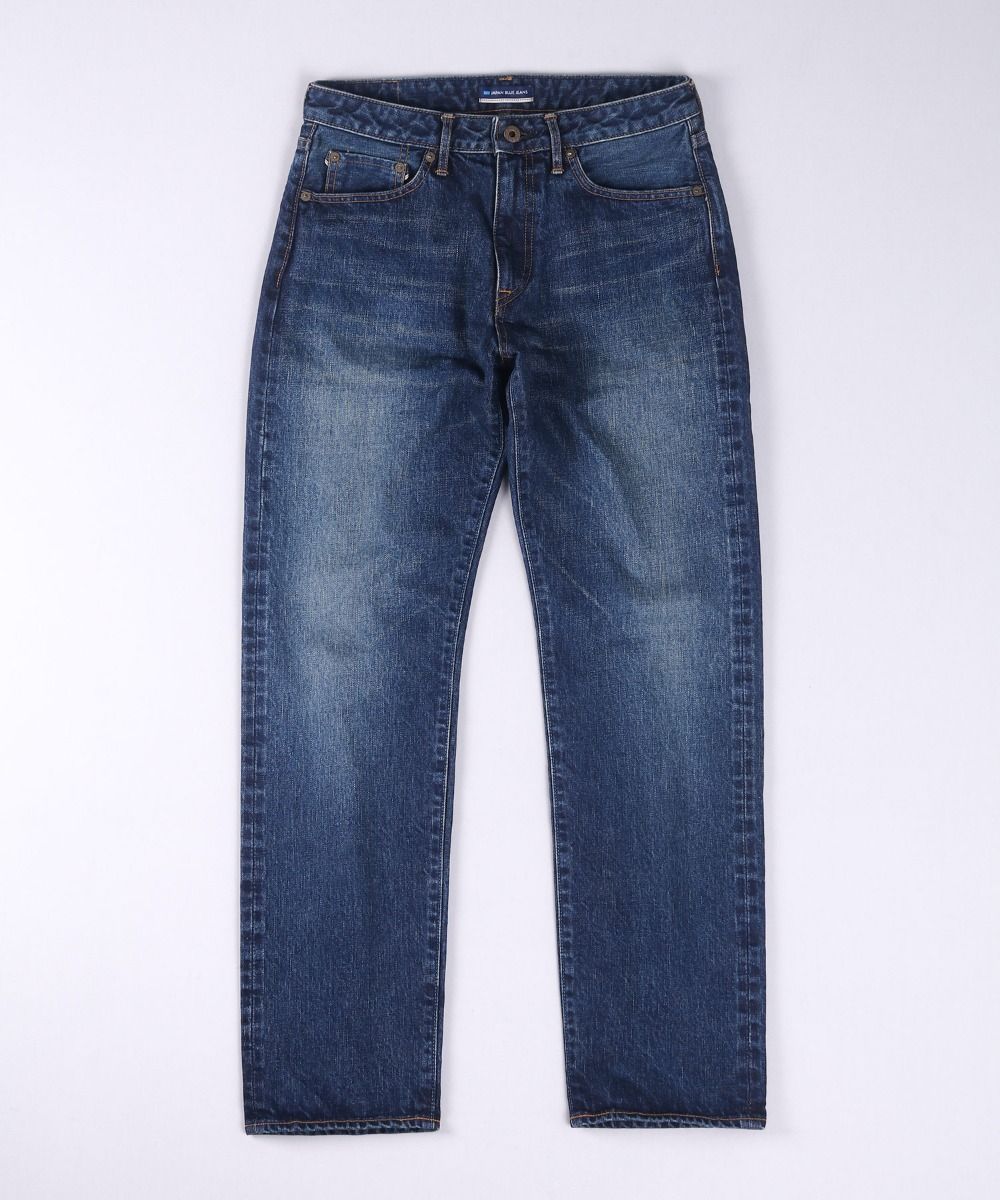 J401(D01) 14.8oz US Cotton Selvedge Jeans (Aging Wash) - Dark Indigo