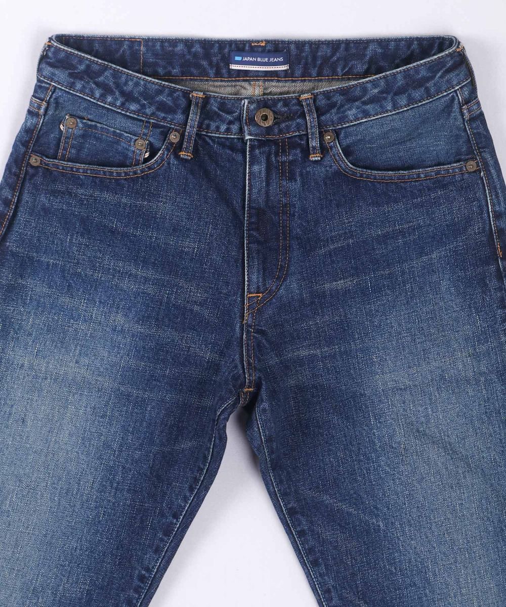 J401(D01) 14.8oz US Cotton Selvedge Jeans (Aging Wash) - Dark Indigo