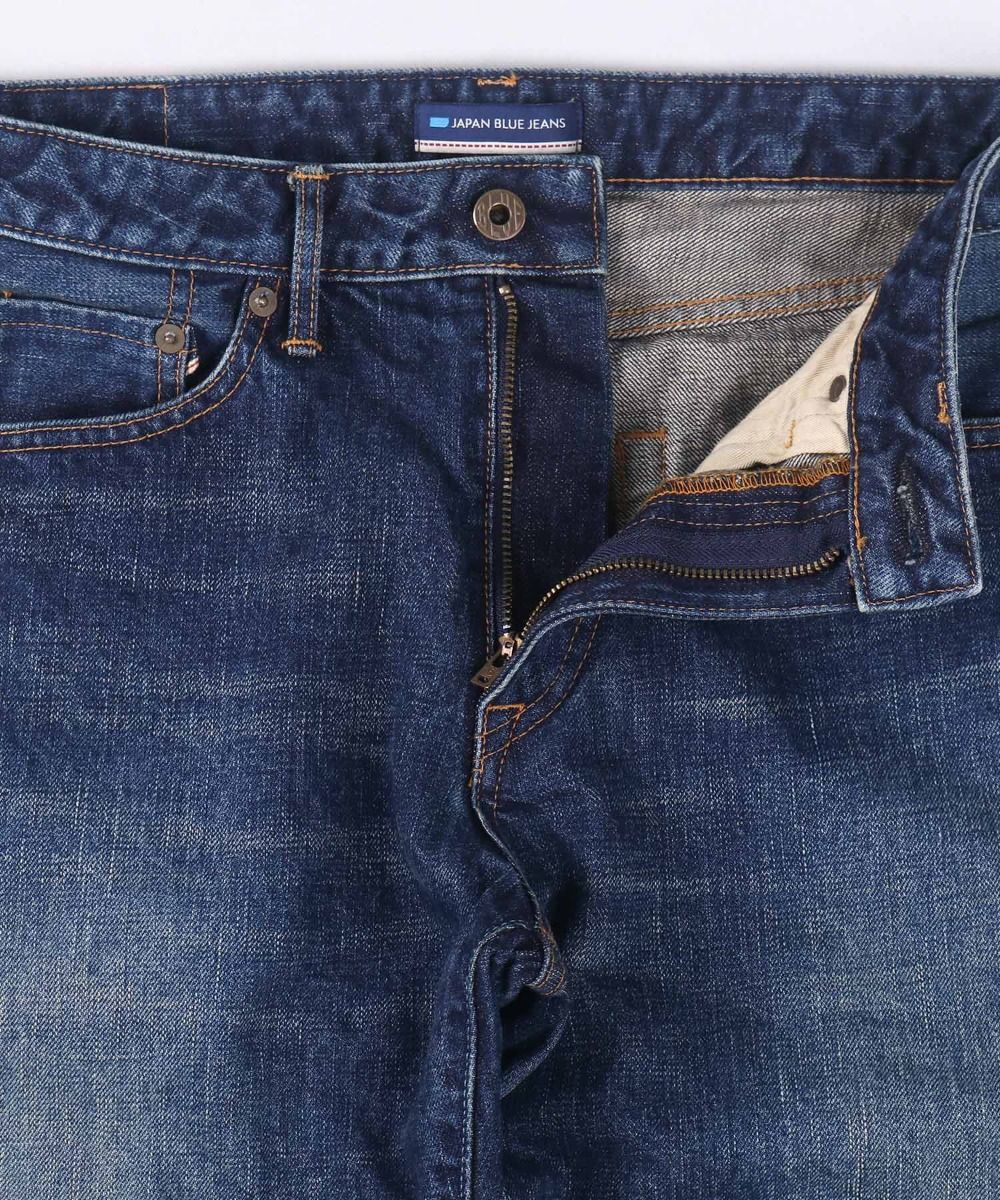 J401(D01) 14.8oz US Cotton Selvedge Jeans (Aging Wash) - Dark Indigo