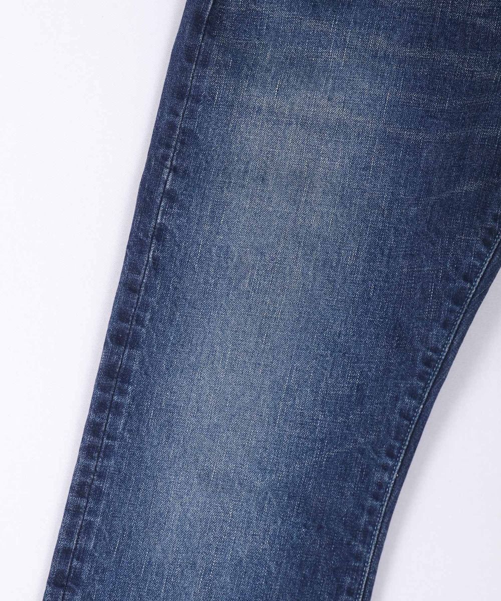 J401(D01) 14.8oz US Cotton Selvedge Jeans (Aging Wash) - Dark Indigo