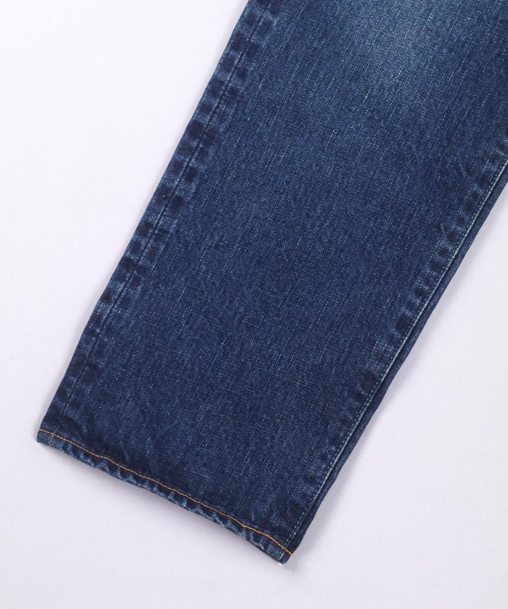 J401(D01) 14.8oz US Cotton Selvedge Jeans (Aging Wash) - Dark Indigo