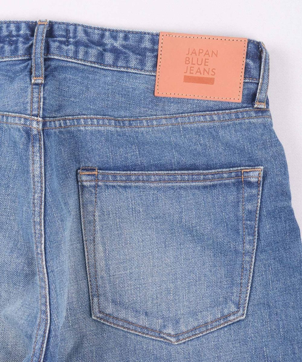 J404(M01) 12.5oz Africa Cotton Straight Selvedge Jeans (Aging Wash) - Mid Indigo