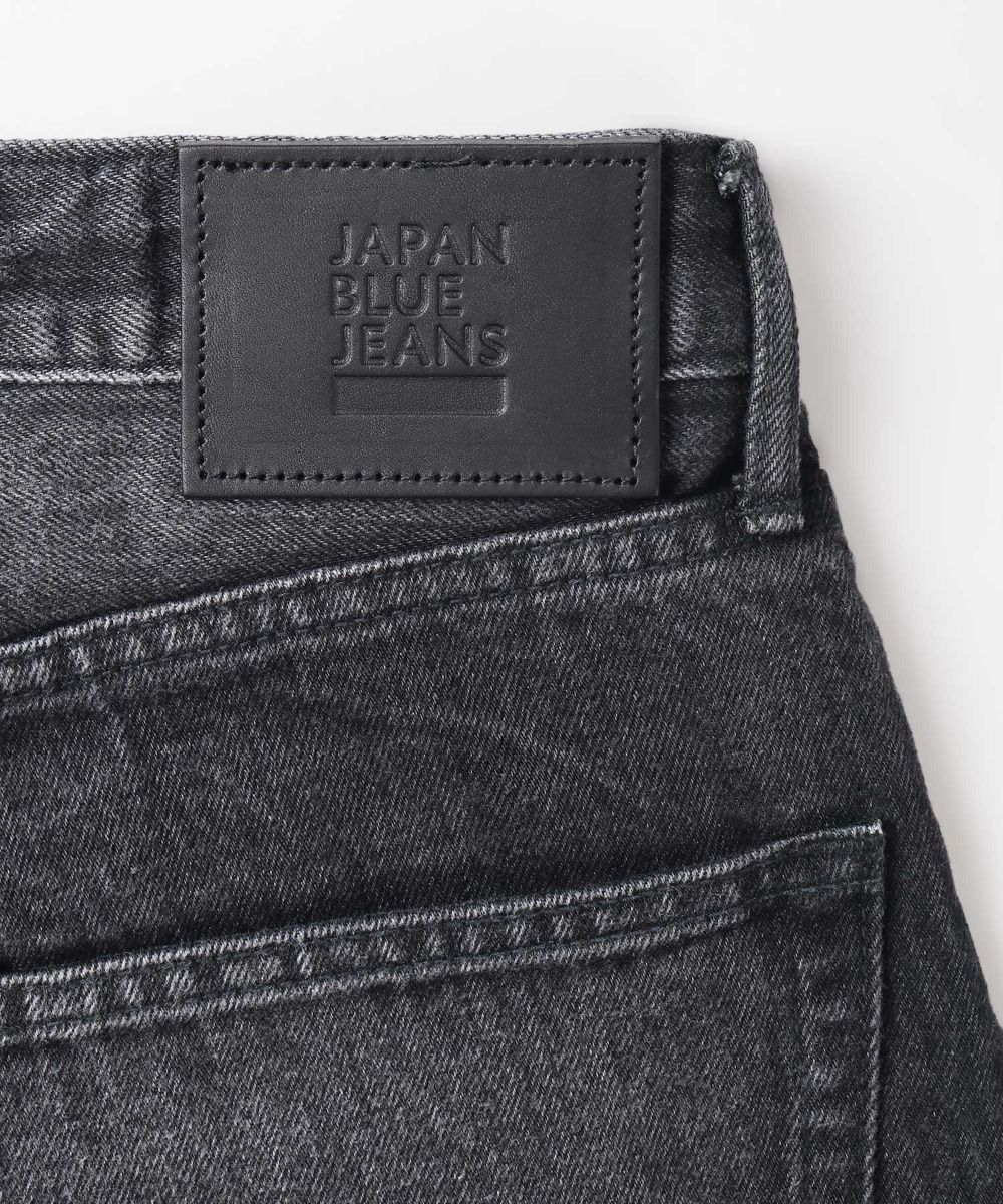 J314 14oz Black Straight Selvedge Jeans (Aging Wash) - GRAY