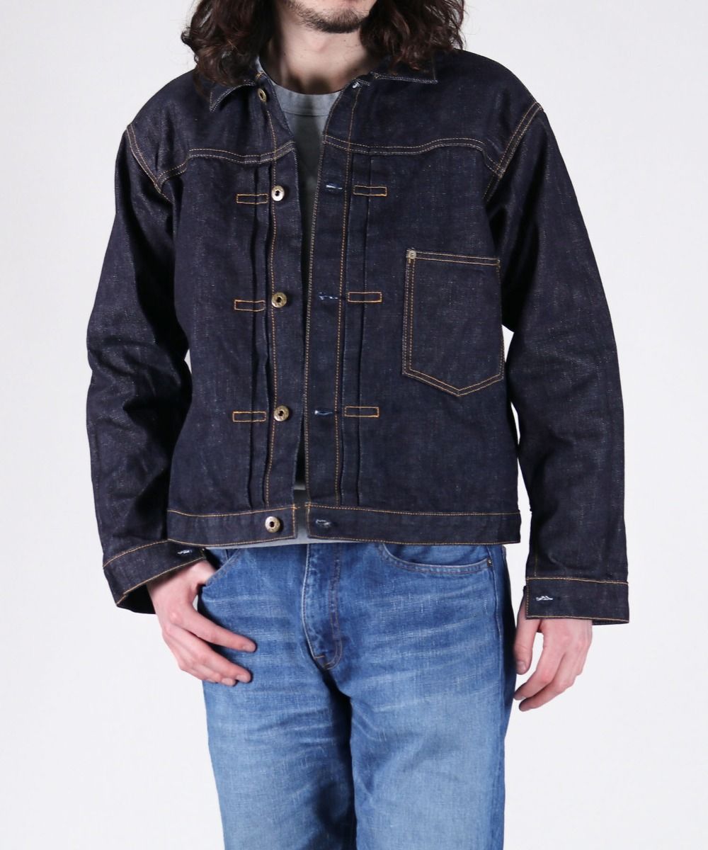 JBGJ1003 14.8oz Classic Denim Jacket - INDIGO