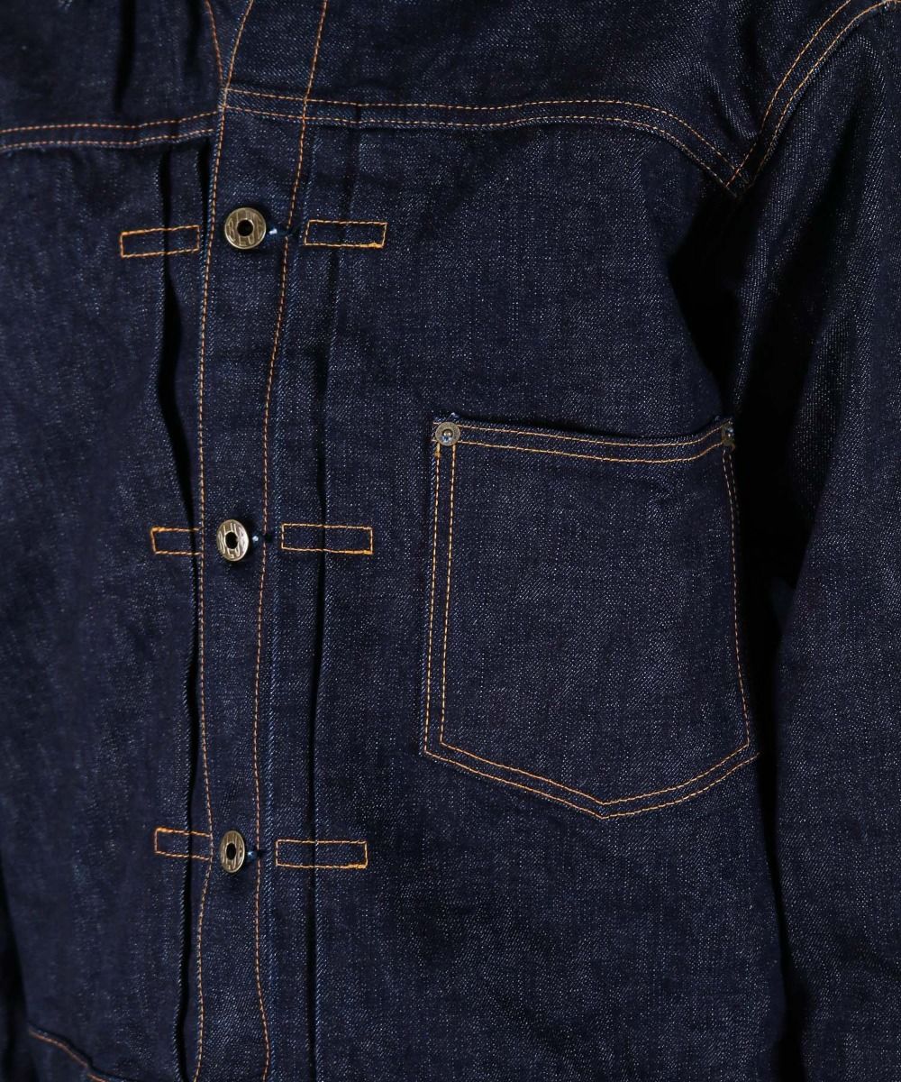 JBGJ1003 14.8oz Classic Denim Jacket - INDIGO