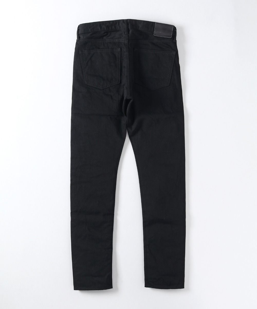 J314 14oz Black Straight Selvedge Jeans - BLACK