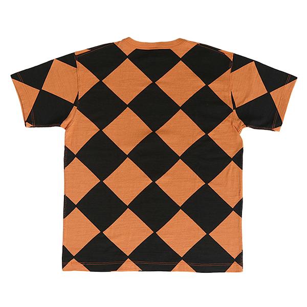 BR79734 SLUB YARN T-SHIRT LINE CREWMAN - ORANGE