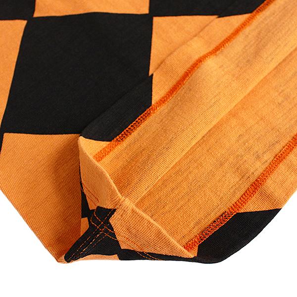 BR79734 SLUB YARN T-SHIRT LINE CREWMAN - ORANGE