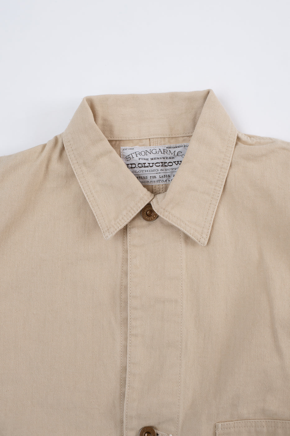 JG-11 1920s The Everyday Work Jacket - Beige