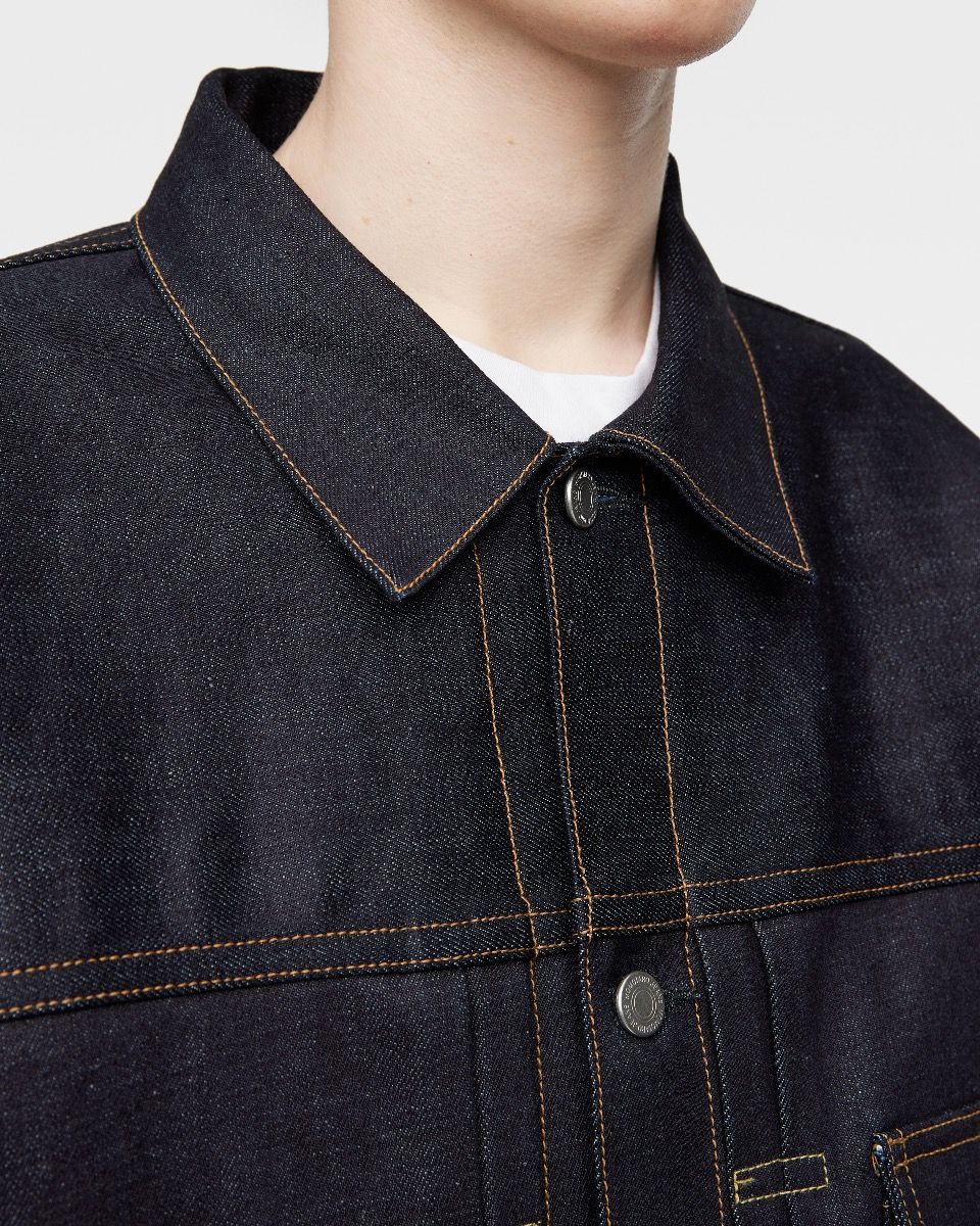 MMGJ00015S #001 STANDARD DENIM JACKET 14.7oz - INDIGO