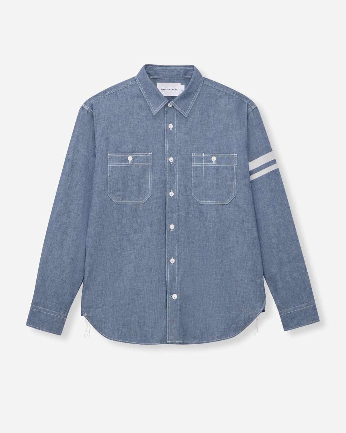 MMLS3000 TRIPLE STITCH L/S CHAMBRAY SHIRT - INDIGO