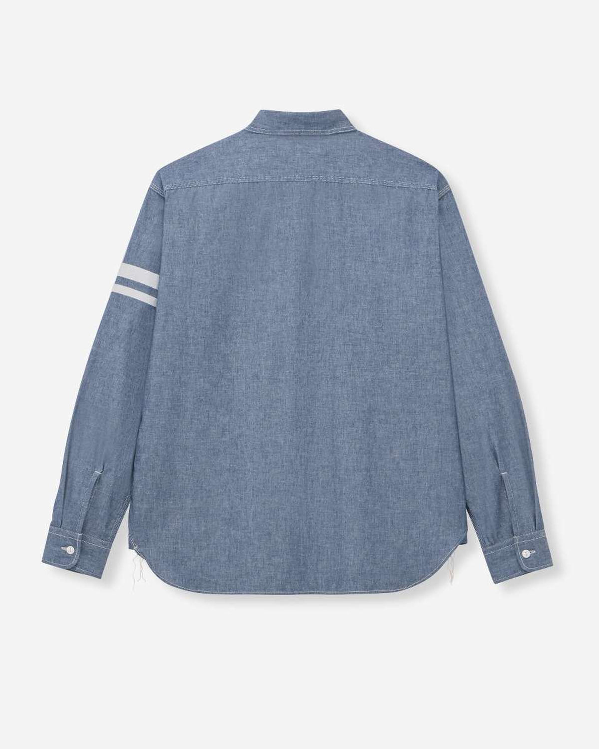 MMLS3000 TRIPLE STITCH L/S CHAMBRAY SHIRT - INDIGO